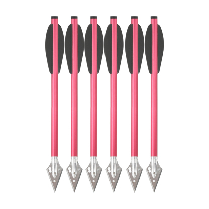 Wolf Fang Mini Aluminum Crossbow Bolts for 50–80lbs Crossbows (12pcs)