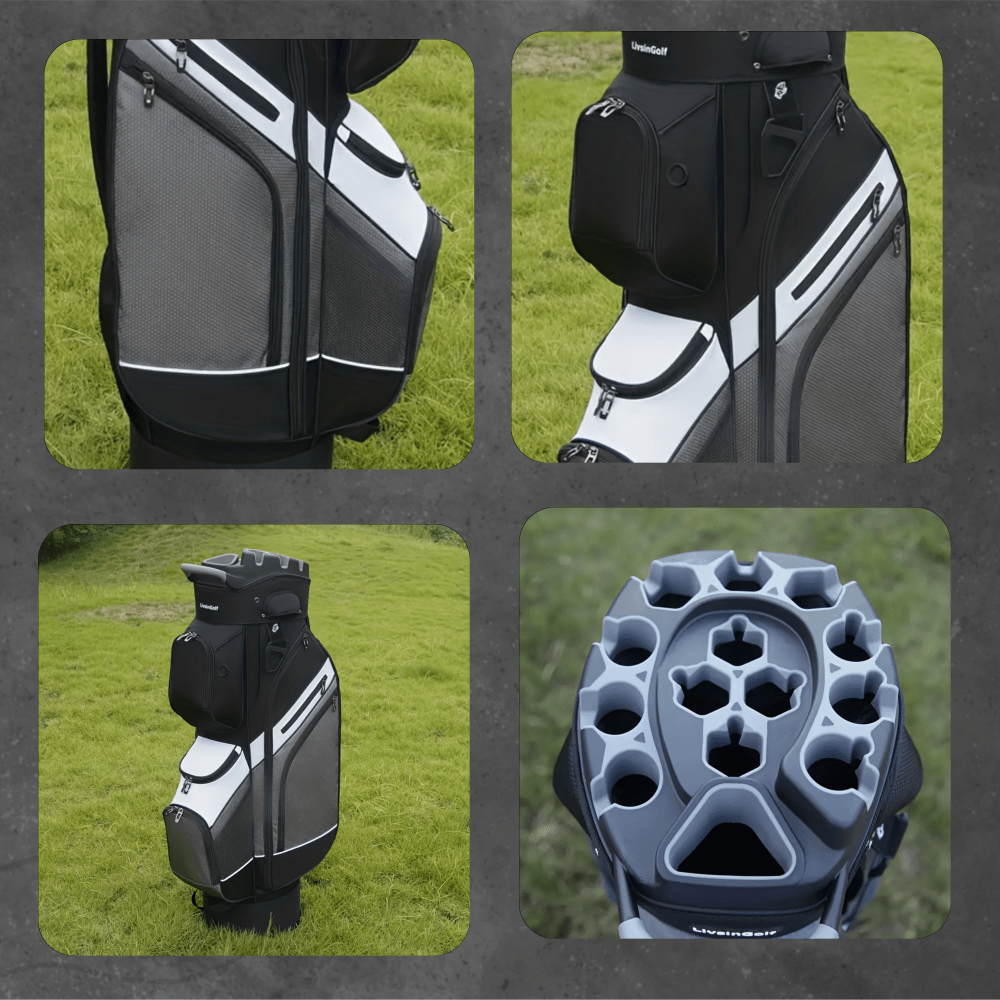 Golf Club Bag Course Use Case 14-Way Dividers 7 Pocket Polyester Golf 