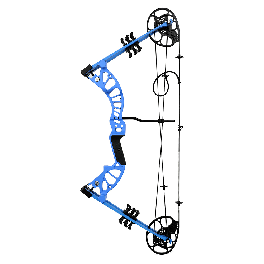 AME ARCHERY KS02 Youth Compound Bow Beginner Set – 15-45lbs Adjustable Draw, Complete Archery Kit
