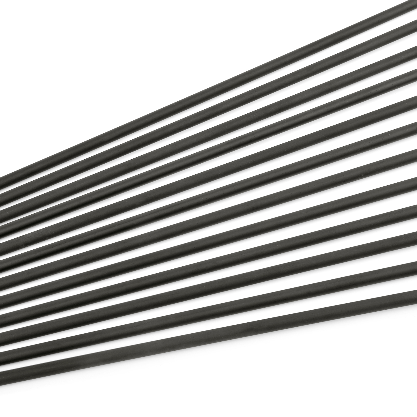 Archery Mixed Carbon Arrows 500 Spine – 12 pcs, 100 Grain, 3" Rubber Vanes