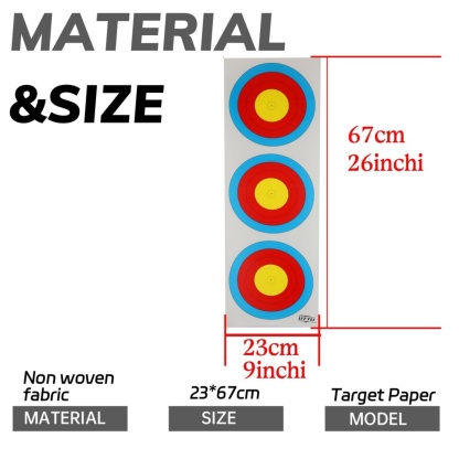Non-Woven Archery Targets for Shooting Practice 10pcs