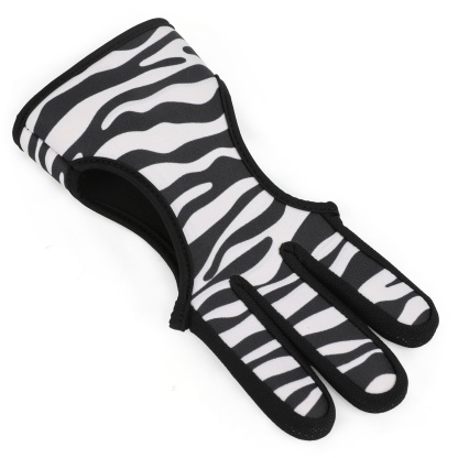 AME 3 Finger Glove Protect Gear Guard Leather