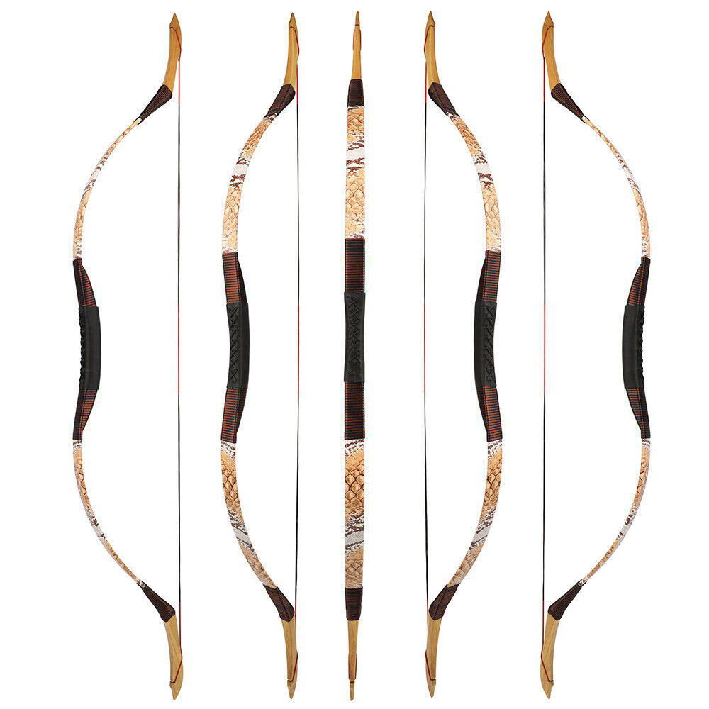 AME ARCHERY Traditional Recurve Bow – 20–50lbs for Target Practice & Outdoor Shooting