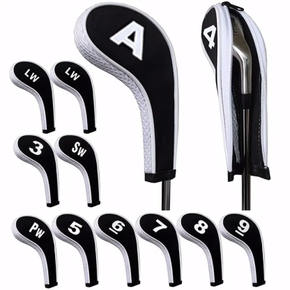  12X Golf Club Cover Set Driver Head Cover Long Neck Design