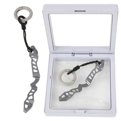 Archery Bow Riser Keychain Lightweight Aluminum Key Ring