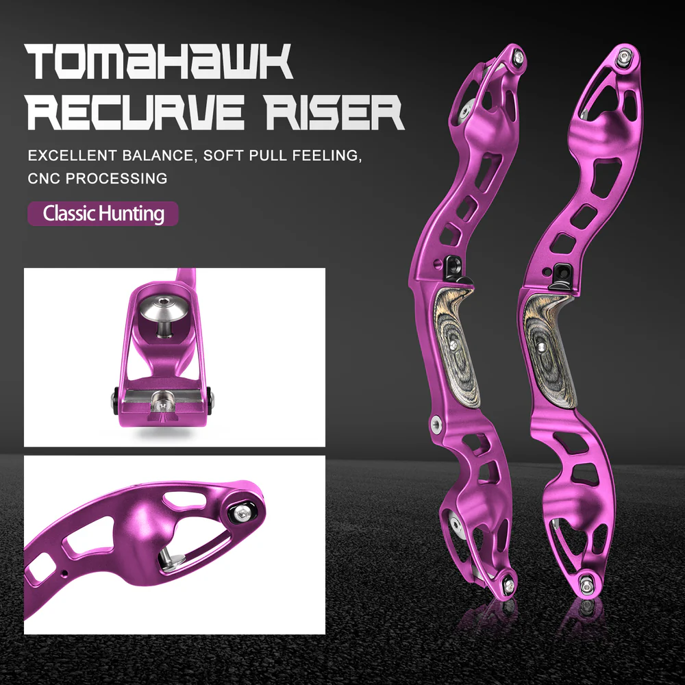 ET-10 TOMAHAWK 19inch ILF Aluminum Recurve Bow Risers for RH/LH