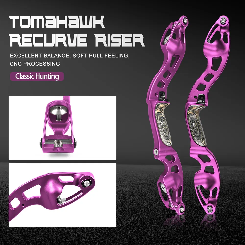 ET-10 TOMAHAWK 19inch ILF Aluminum Recurve Bow Risers for RH/LH