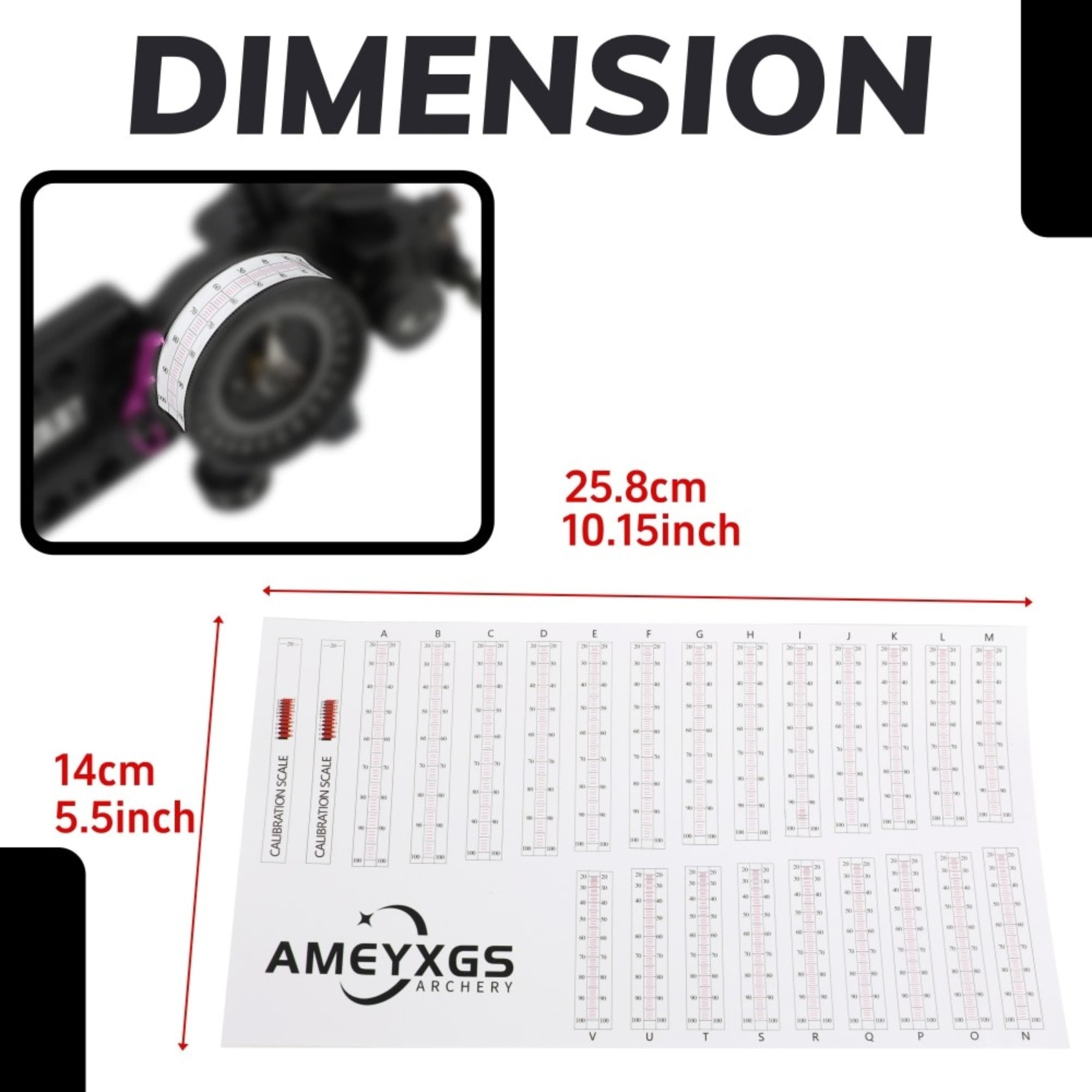 Bow Sight Replacement Tape Extended Range Archery Tool 10pcs