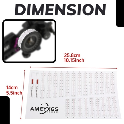 Bow Sight Replacement Tape Extended Range Archery Tool 10pcs