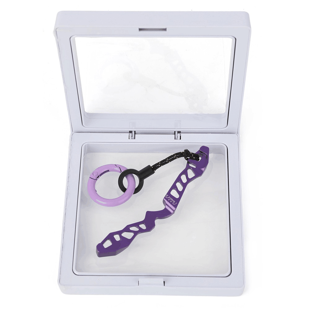 Archery Bow Riser Keychain Lightweight Aluminum Key Ring