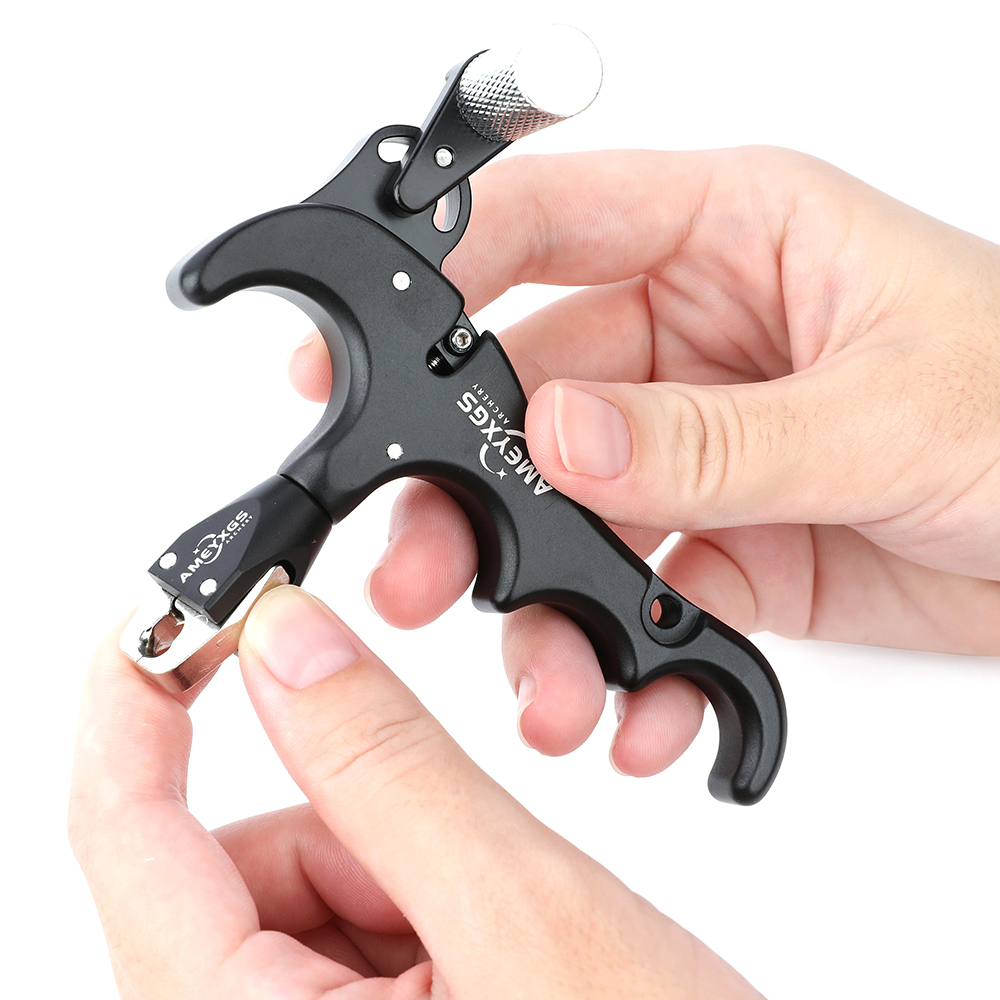 AME Archery Four-Finger Release Aid – Adjustable Archery Trigger