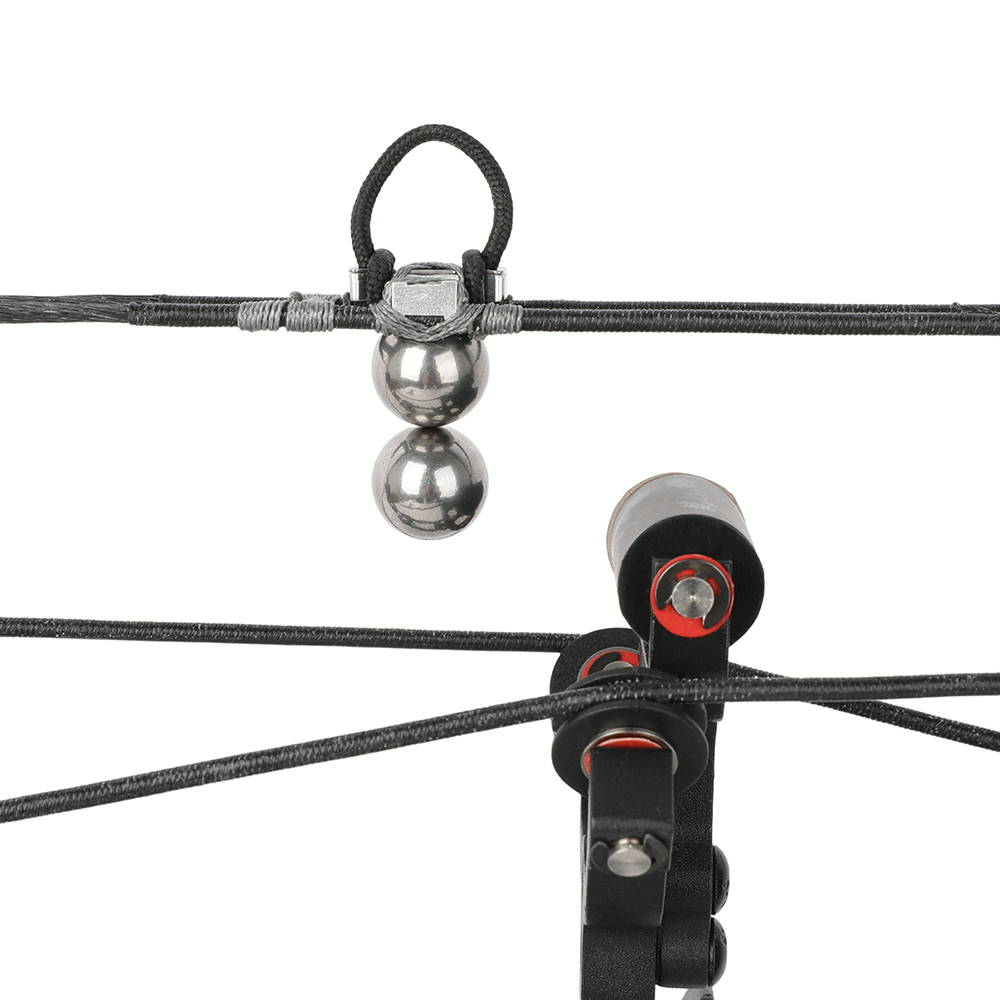 AME ARCHERY Dual-Use Compound Bow — Black (Steel-Ball Kit)