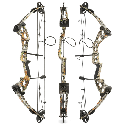 JUNXING M131 Compound Bow Camo Set – Adjustable 30–55 lbs, 310 FPS