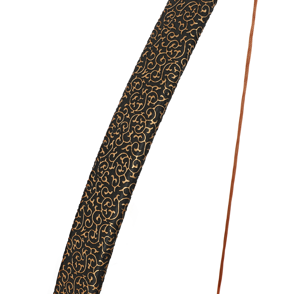 AME ARCHERY 100LBS Vintage Dragon Claw Pattern Traditional Bow