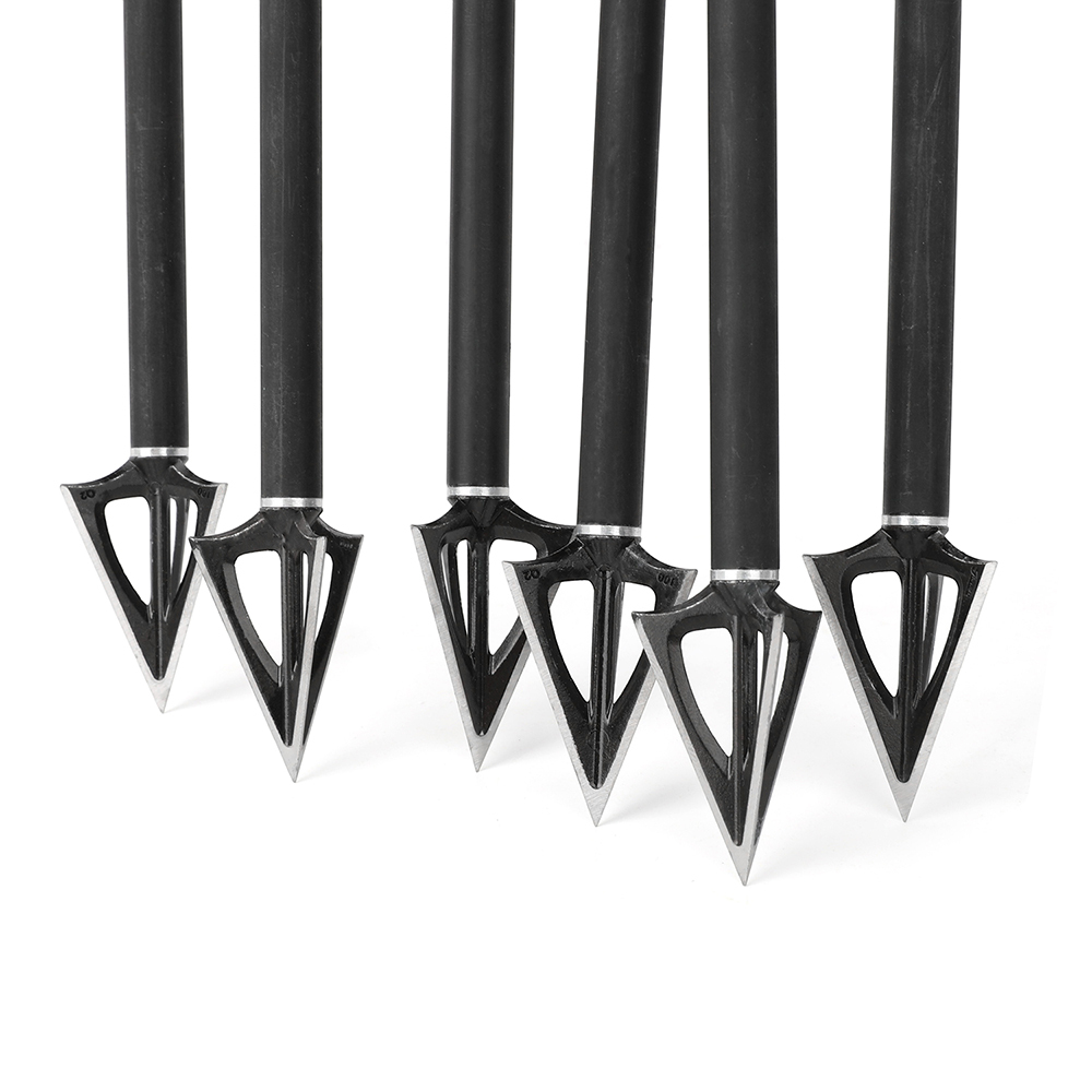 Q2 420 Stainless Steel Hunting Broadheads (12pcs) – 100 Grain