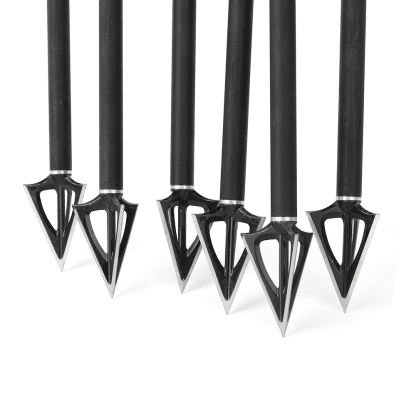 Q2 420 Stainless Steel Hunting Broadheads (12pcs) – 100 Grain