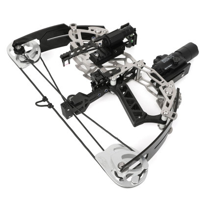AME ARCHERY Short Axle Compound Bow – Style B – Adjustable 15–32lbs(Mini Bow)