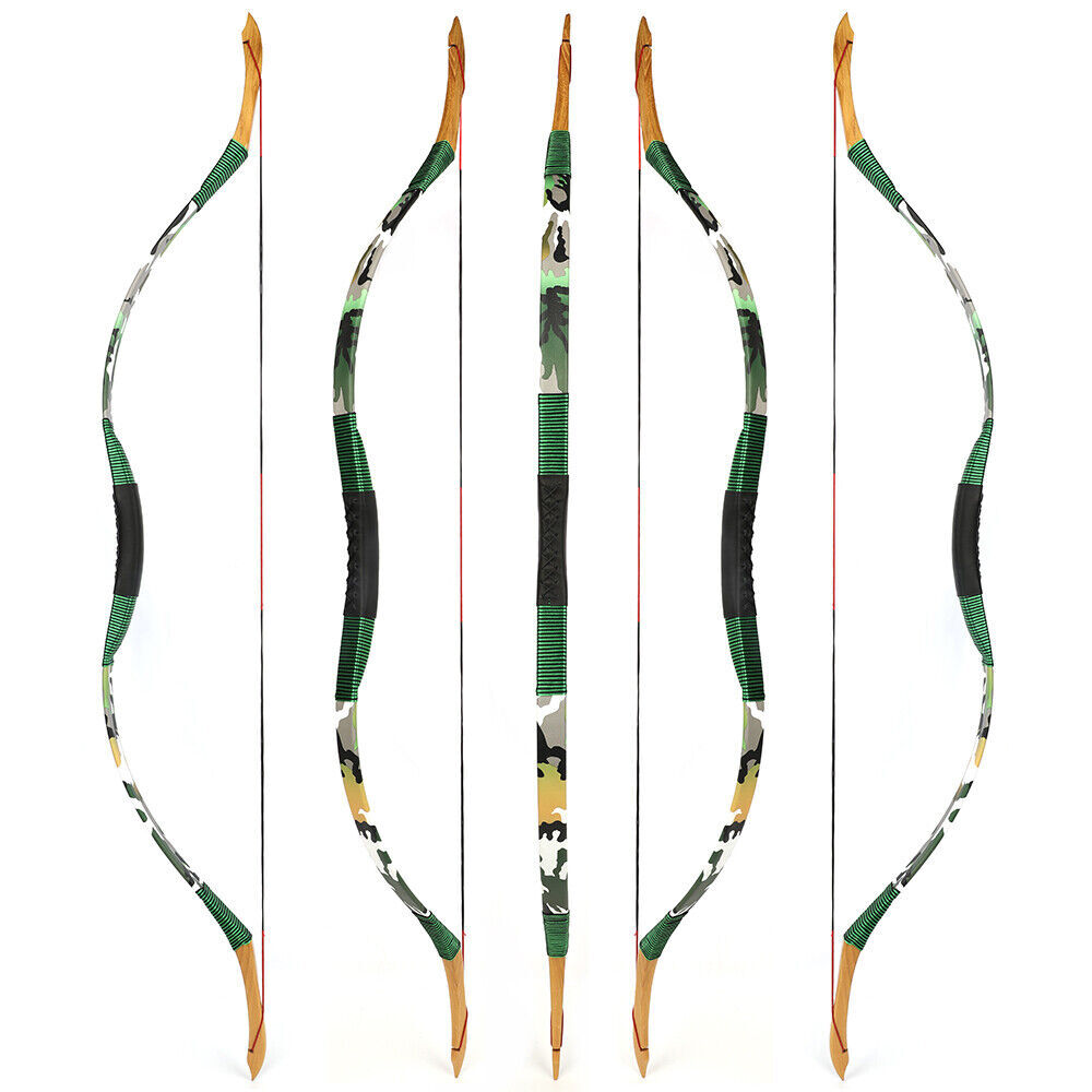 AME ARCHERY Traditional Recurve Bow – 20–50lbs for Target Practice & Outdoor Shooting