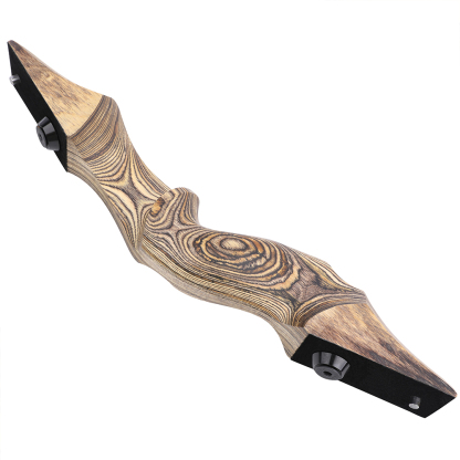 BLACK HUNTER  Takedown Recurve Bow – 60", 20–60lbs, Transparent Fiberglass Bamboo Core, Techwood Riser