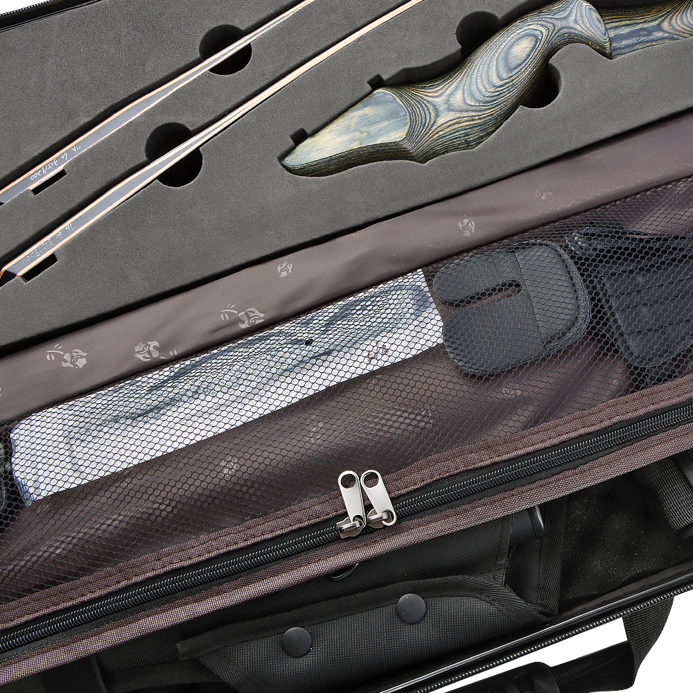 Black Hunter 60" Takedown Recurve Bow Box Set – 20-60lbs Right/Left Hand
