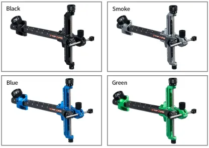 TOPOINT TP1003 Recurve Bow Sight – 9" Extension, Lightweight, Quick-Release, Multiple Colors
