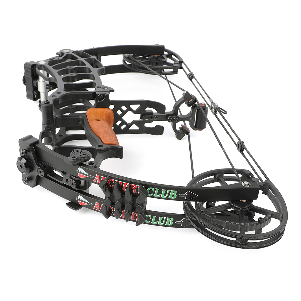 AME ARCHERY Dual-Use Compound Bow — Black (Steel-Ball Kit)