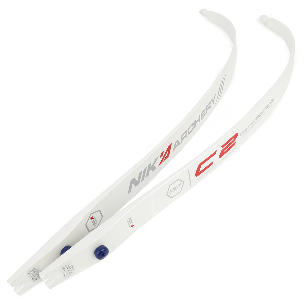 NIKA Archery C2 ILF 68inch Recurve Limbs White Version