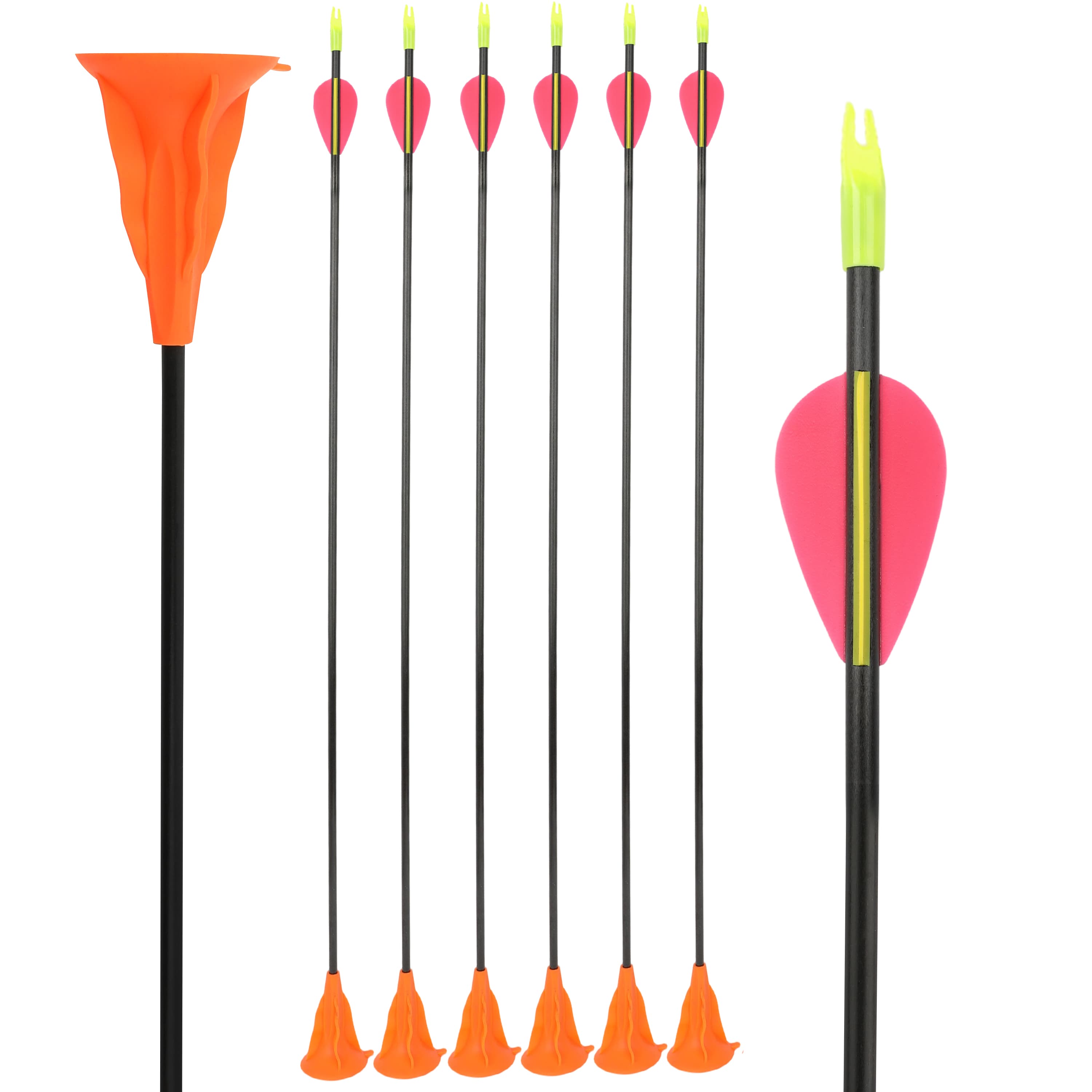 Children Archery Sucker Arrows Suction Cup Target Practice 12pcs