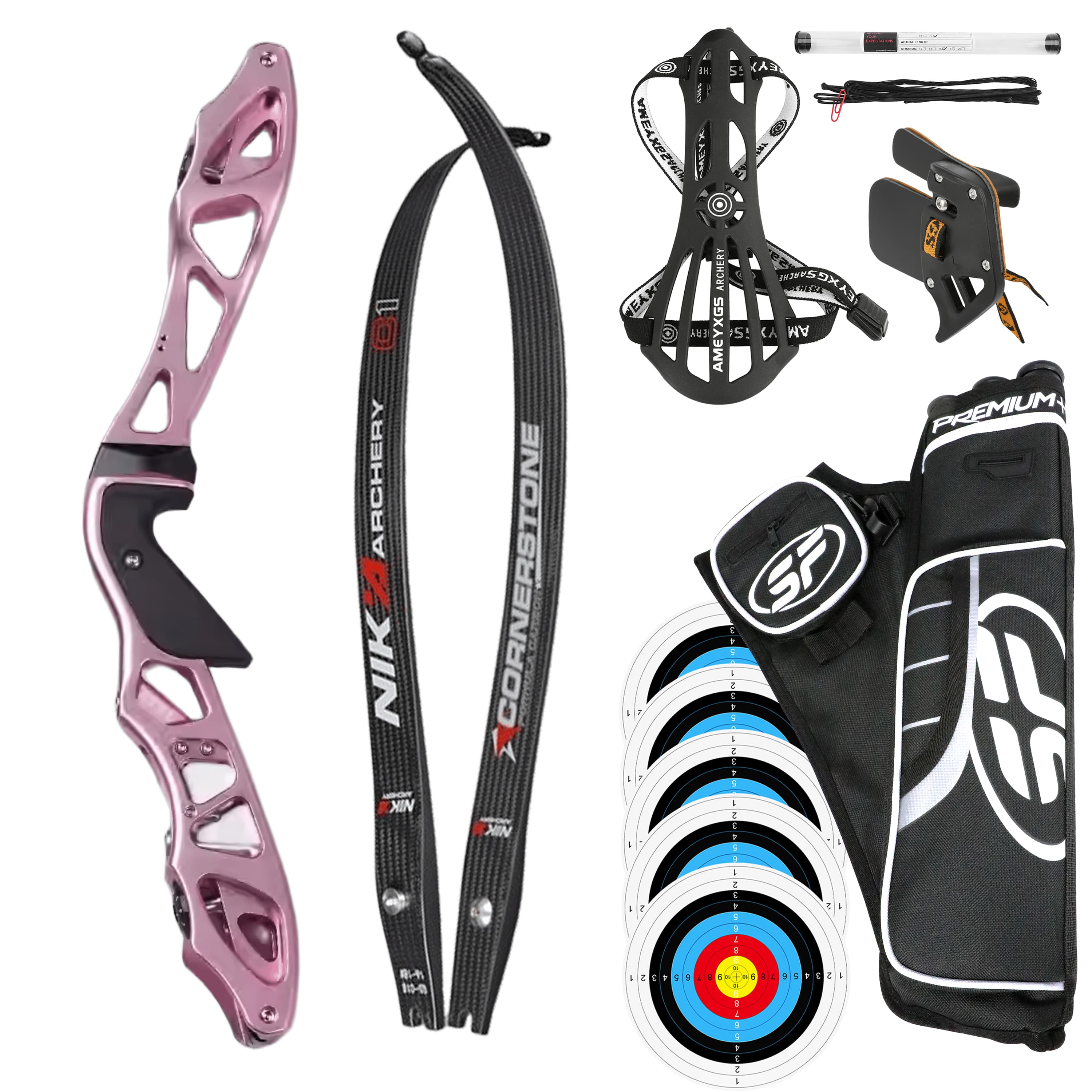 RH 16-56LBS ILF Recurve Bow Arrow Set Archery Hunting