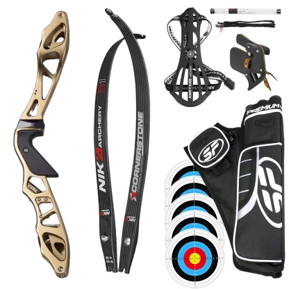 RH 16-56LBS ILF Recurve Bow Arrow Set Archery Hunting