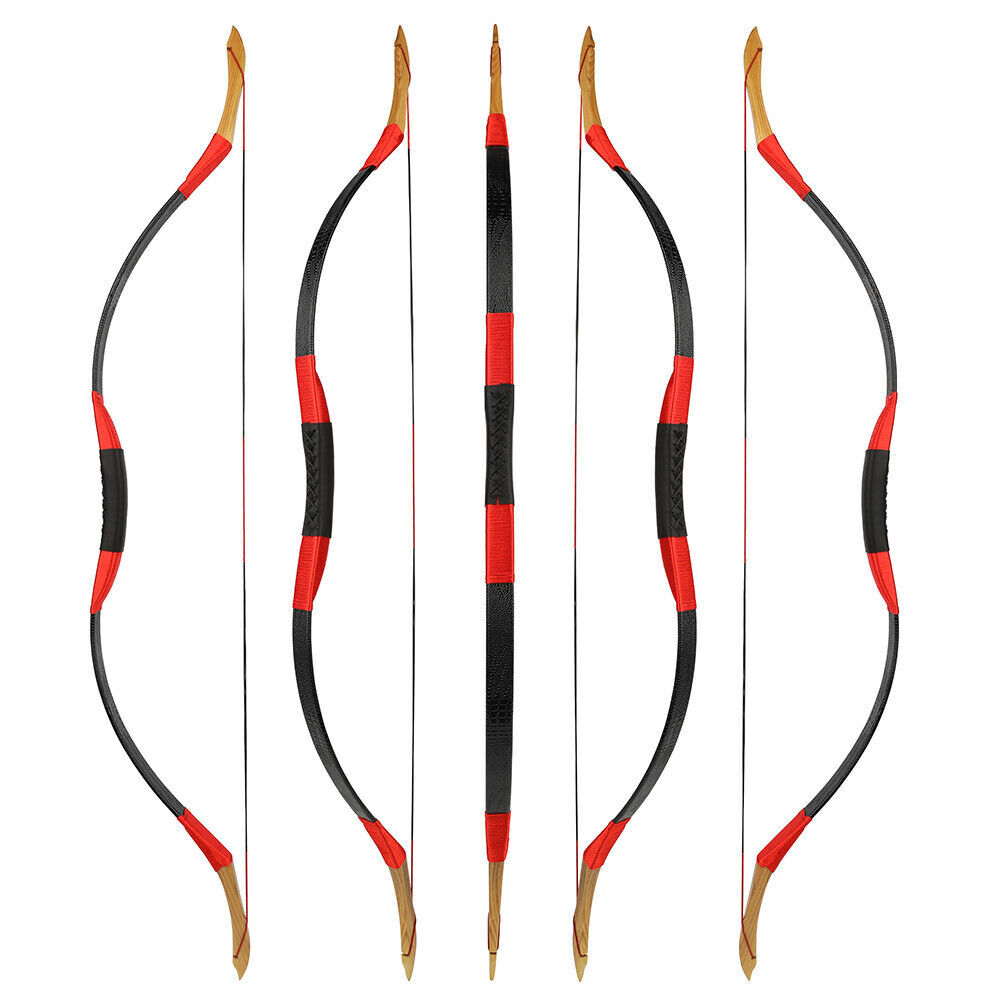 AME ARCHERY Traditional Recurve Bow – 20–50lbs for Target Practice & Outdoor Shooting
