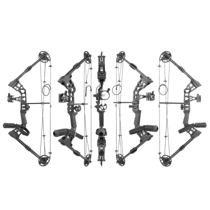 Junxing Dragon  X8 Compound Bow and Arrows Set (20-70lbs Adjustable)