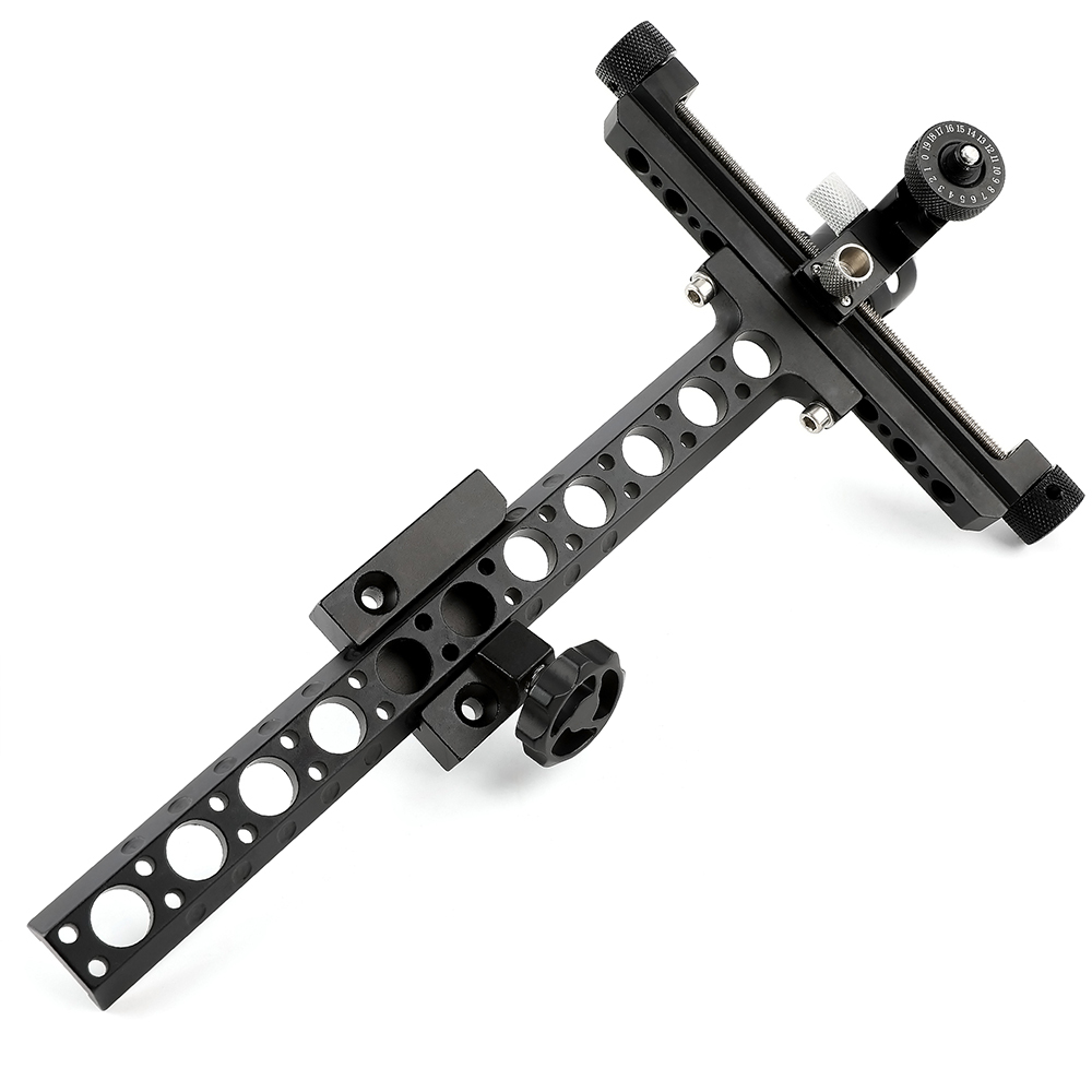 TP8510 Compound Bow Sight - Adjustable, CNC Machined, with Micro-Adjustable Fiber Optic