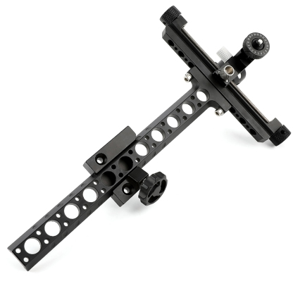TP8510 Compound Bow Sight - Adjustable, CNC Machined, with Micro-Adjustable Fiber Optic