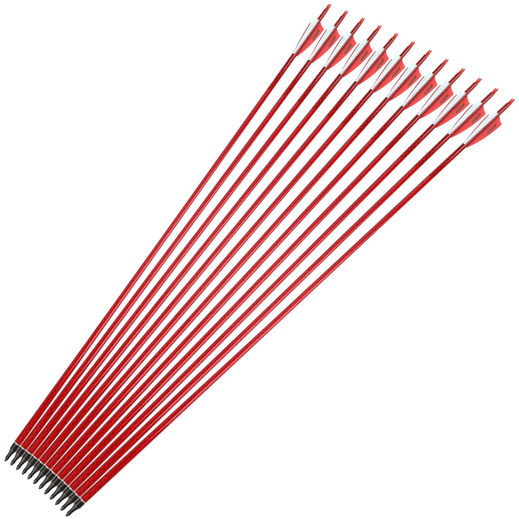 30" Carbon Arrows SP500 Rubber Vanes 100Grain Tips Archery Hunting