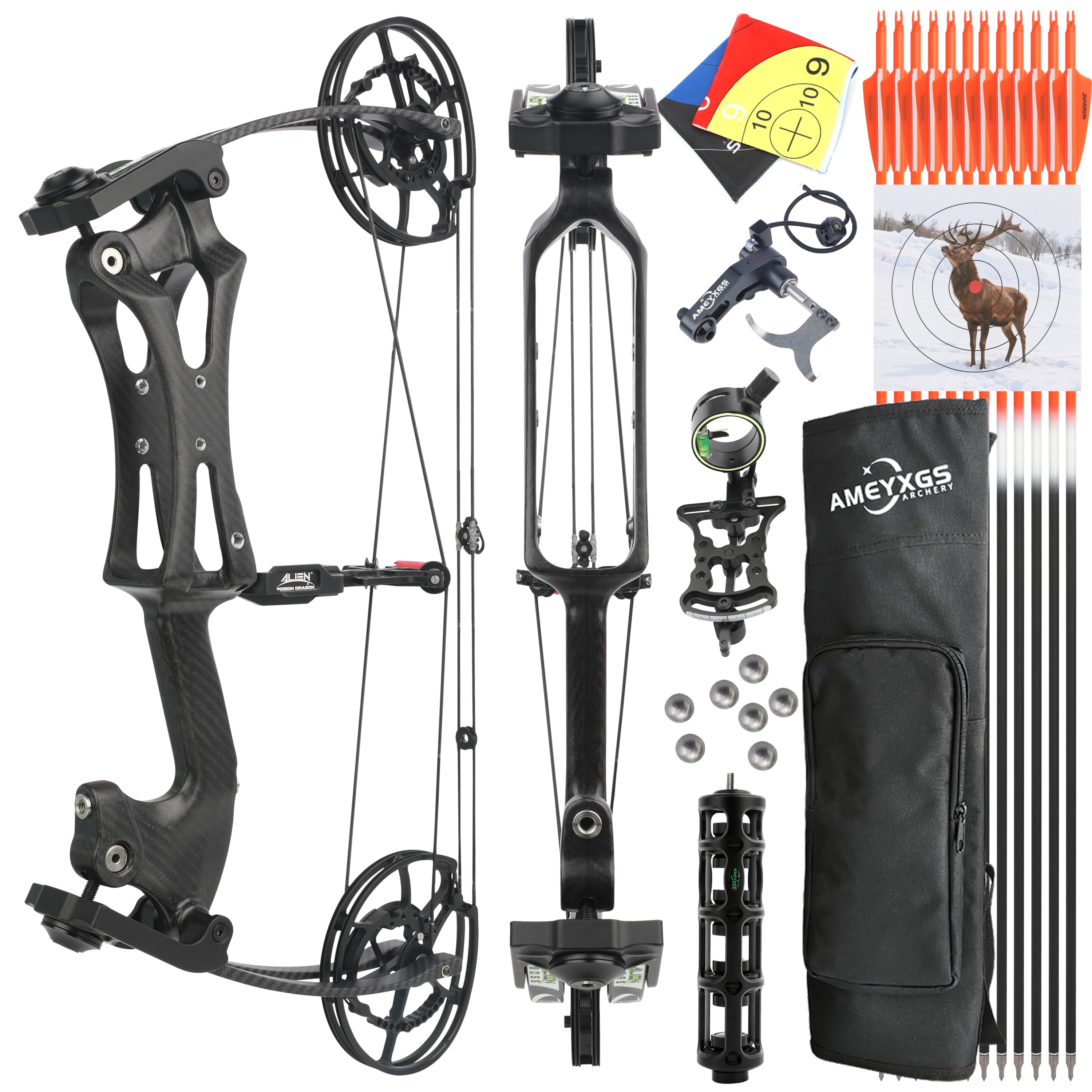  30-70lb Adjustable AMEYXGS Tactical Compound Bow