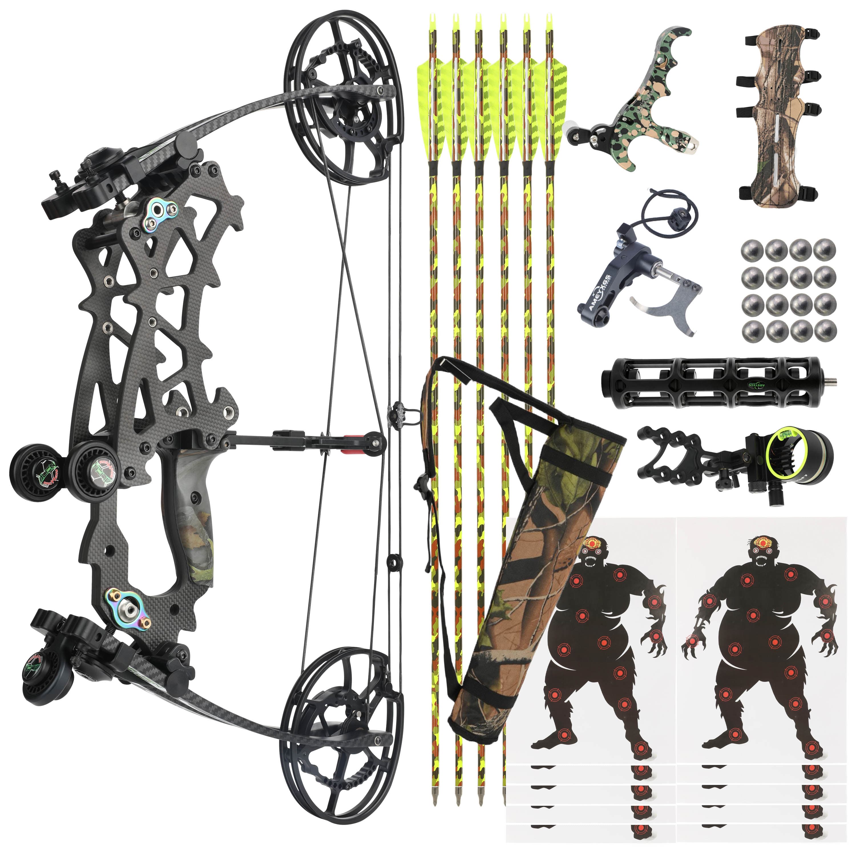 40-70lbs Compound Bow Set Shooting Target Archery