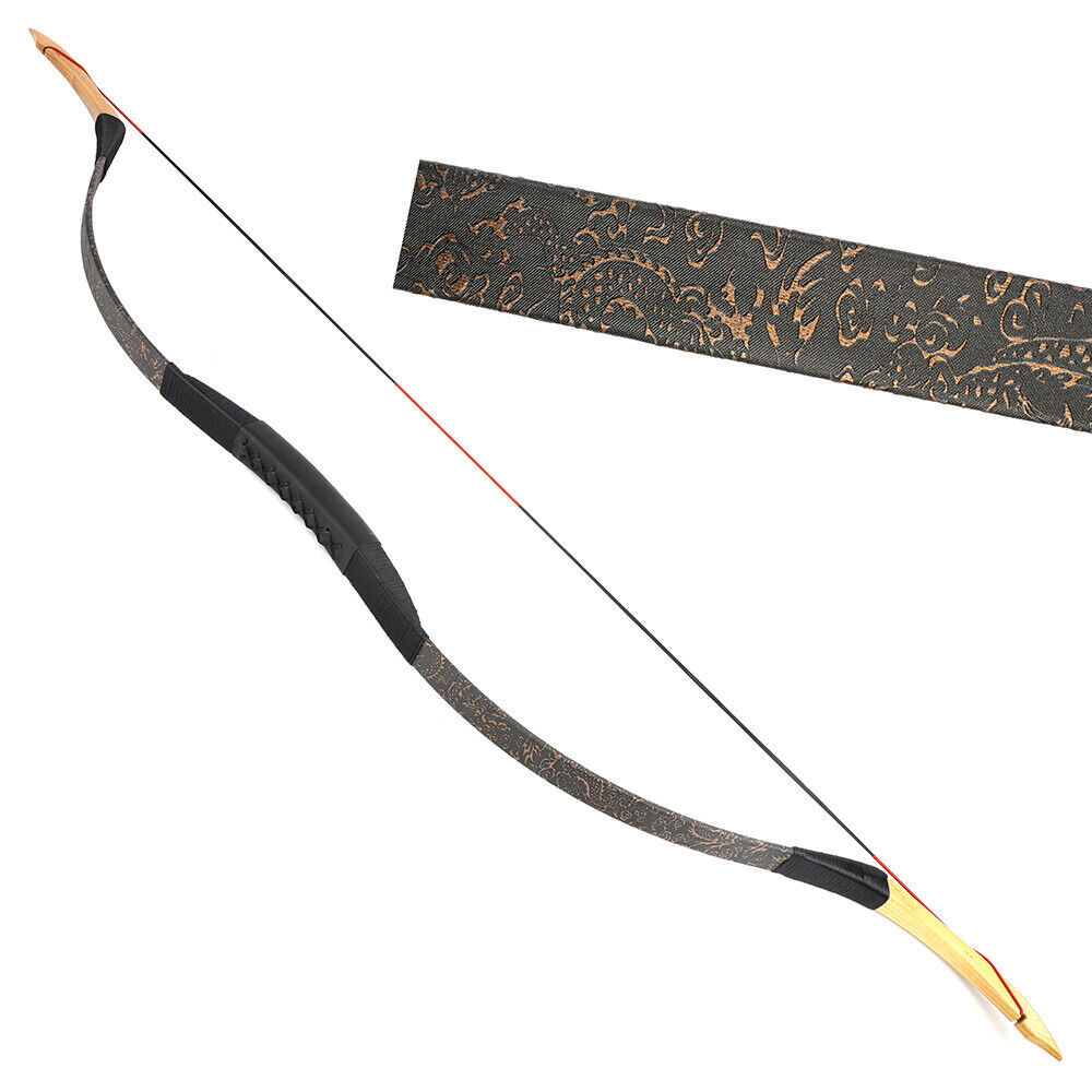 AME ARCHERY Traditional Recurve Bow – 20–50lbs for Target Practice & Outdoor Shooting