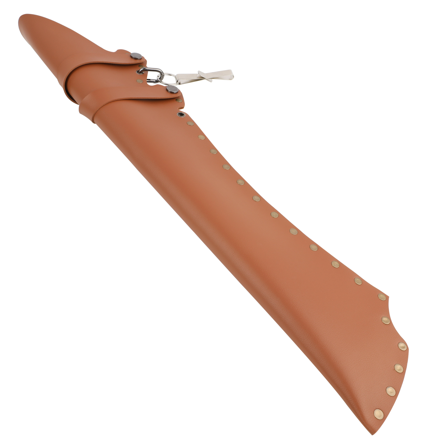 Traditional PU Leather Arrow Quiver - Ambidextrous Adjustable Back Quiver for Hunting & Target Archery