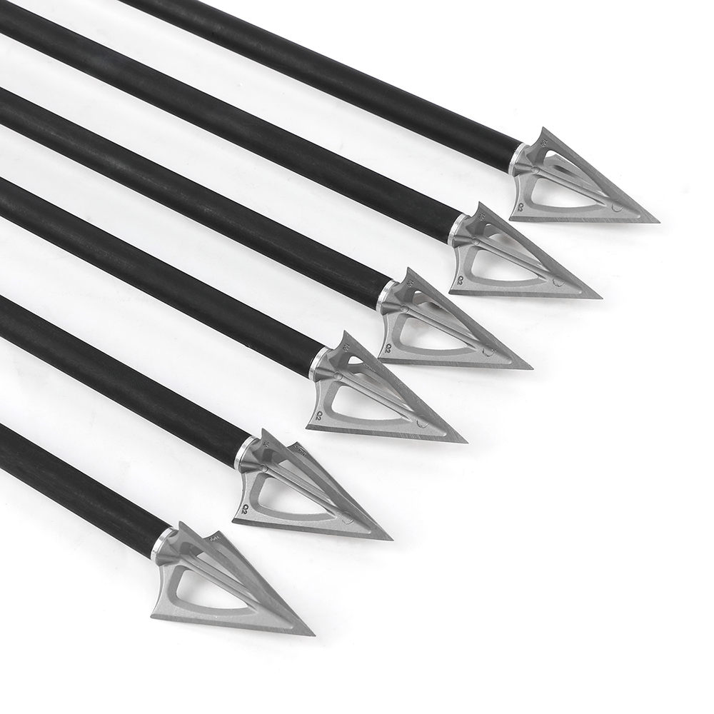 Q2 420 Stainless Steel Hunting Broadheads (12pcs) – 100 Grain