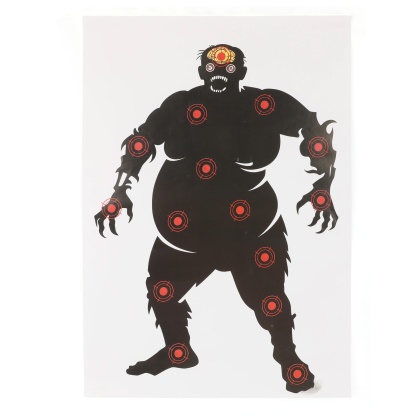 Archery Paper Target Faces 45×40cm Tactical Design (10 Pack)