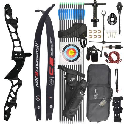 30/40/50bs Recurve Bow Kit Takedown Hunting Bow