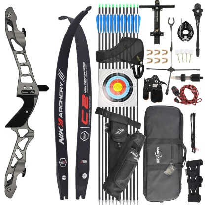 30/40/50bs Recurve Bow Kit Takedown Hunting Bow