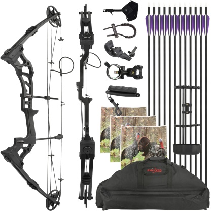 0-70lbs Compound Bow Set Adult Shooting Target Archery