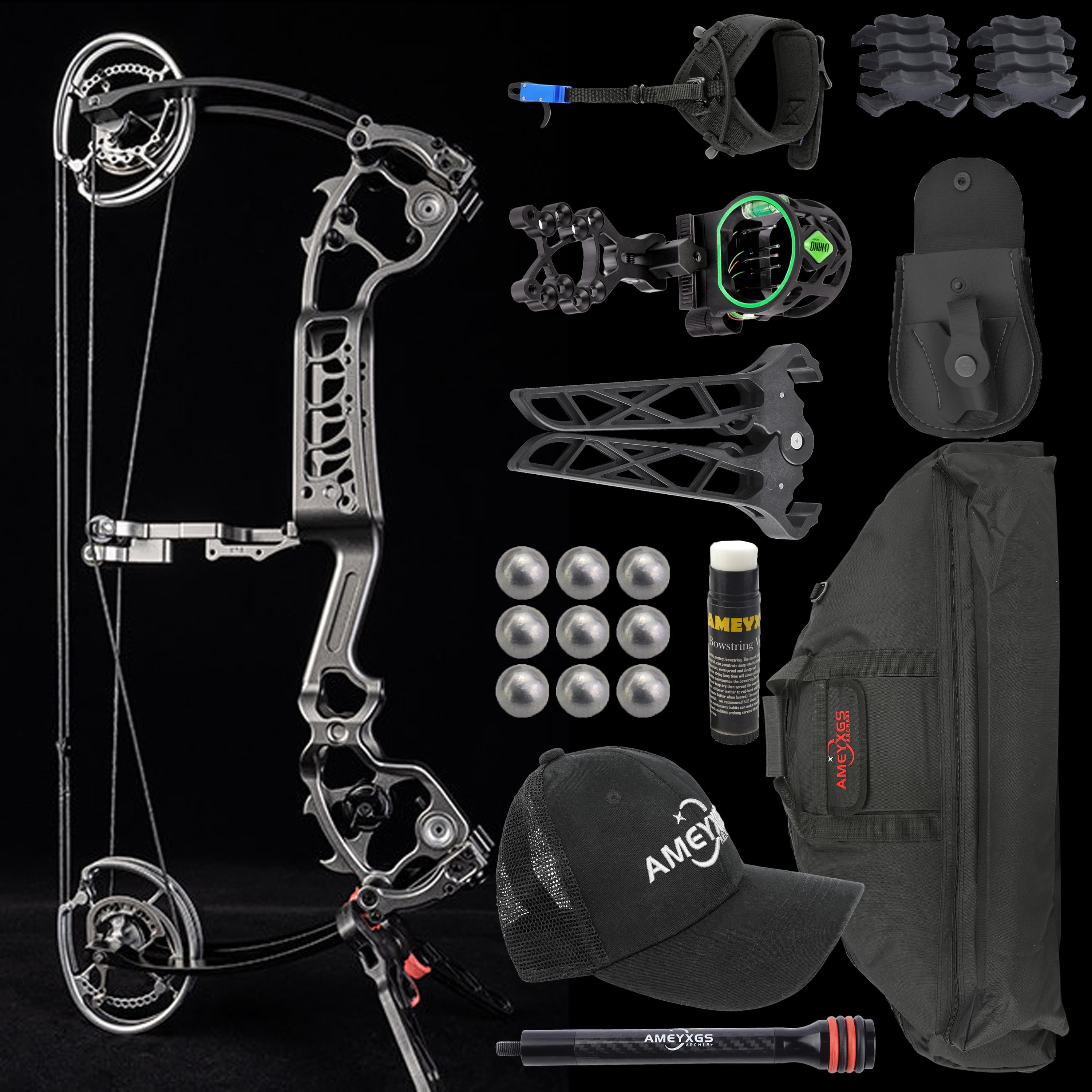 0-75lbs Compound Bow Set Adult Shooting Target Archery
