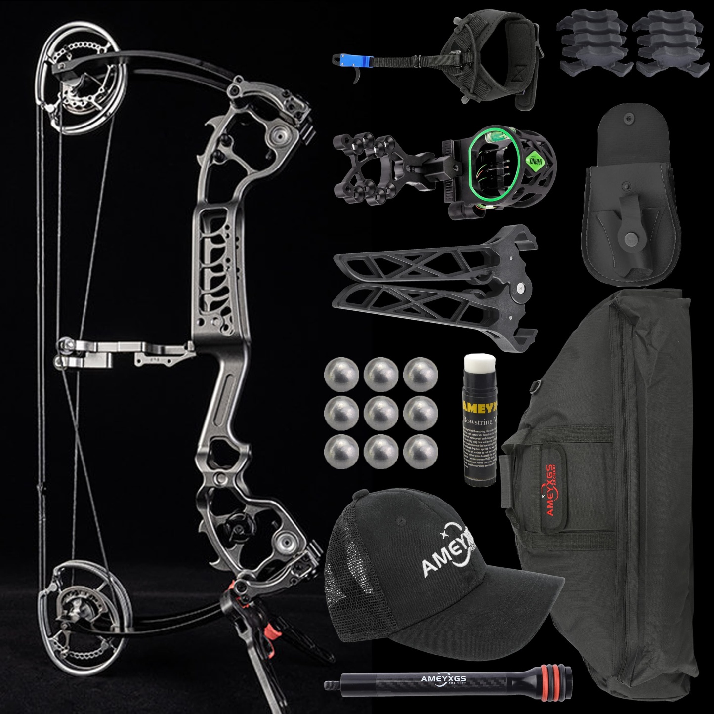 0-75lbs Compound Bow Set Adult Shooting Target Archery