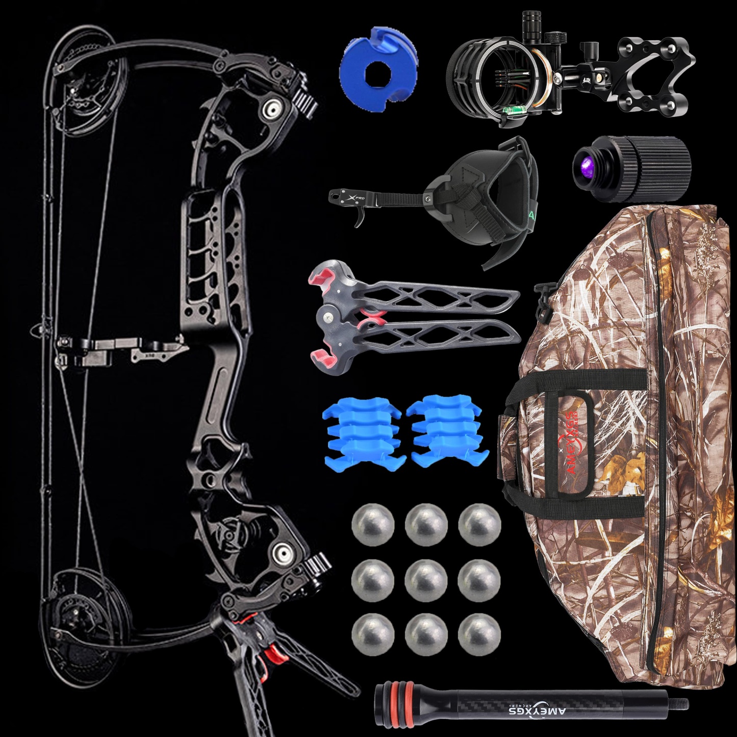 40-70lbs Compound Bow Set Adult Shooting Target Archery