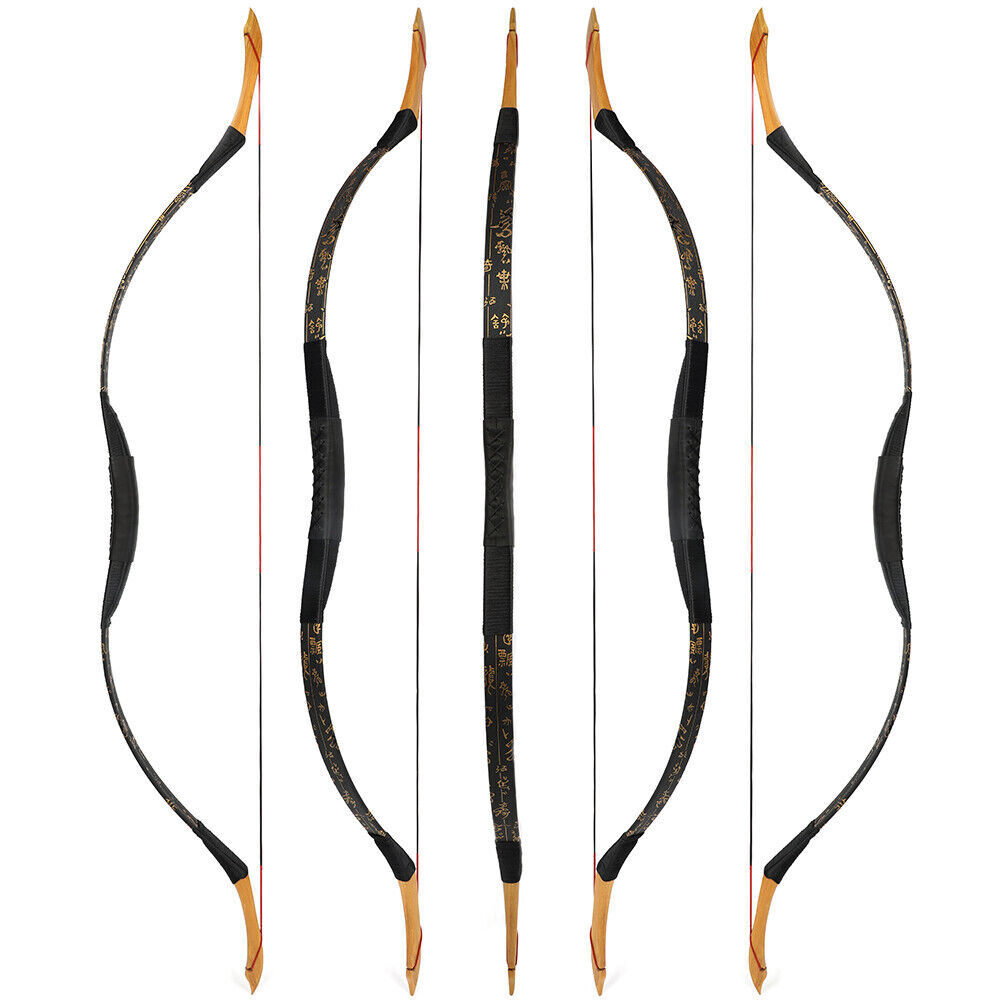 AME ARCHERY Traditional Recurve Bow – 20–50lbs for Target Practice & Outdoor Shooting