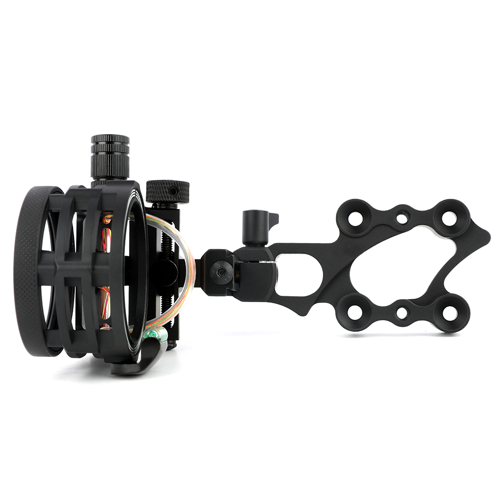 AME ARCHERY Alien 5-Pin Bow Sight - CNC Machined, Multi-Fine-Tuning, Short Version