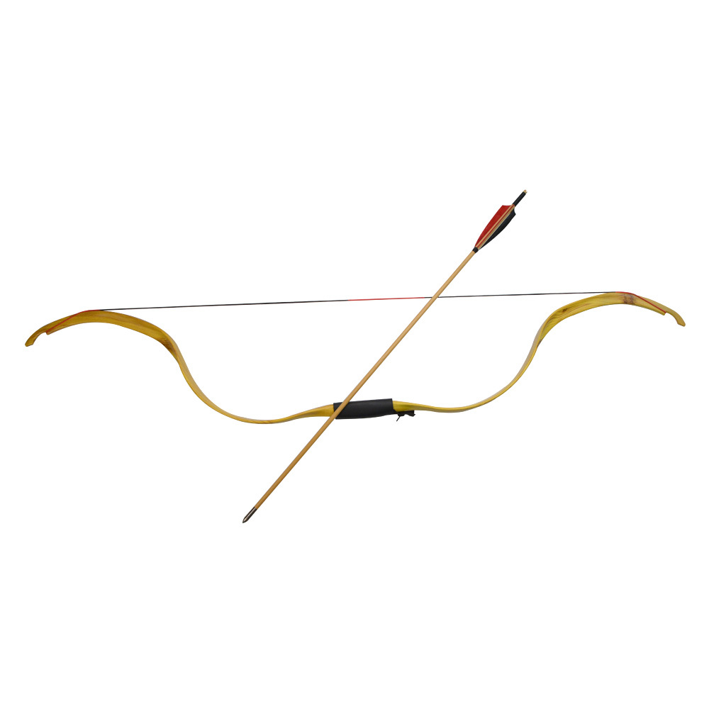 Traditional 20lbs Wooden Recurve Bow for Horseback Archery